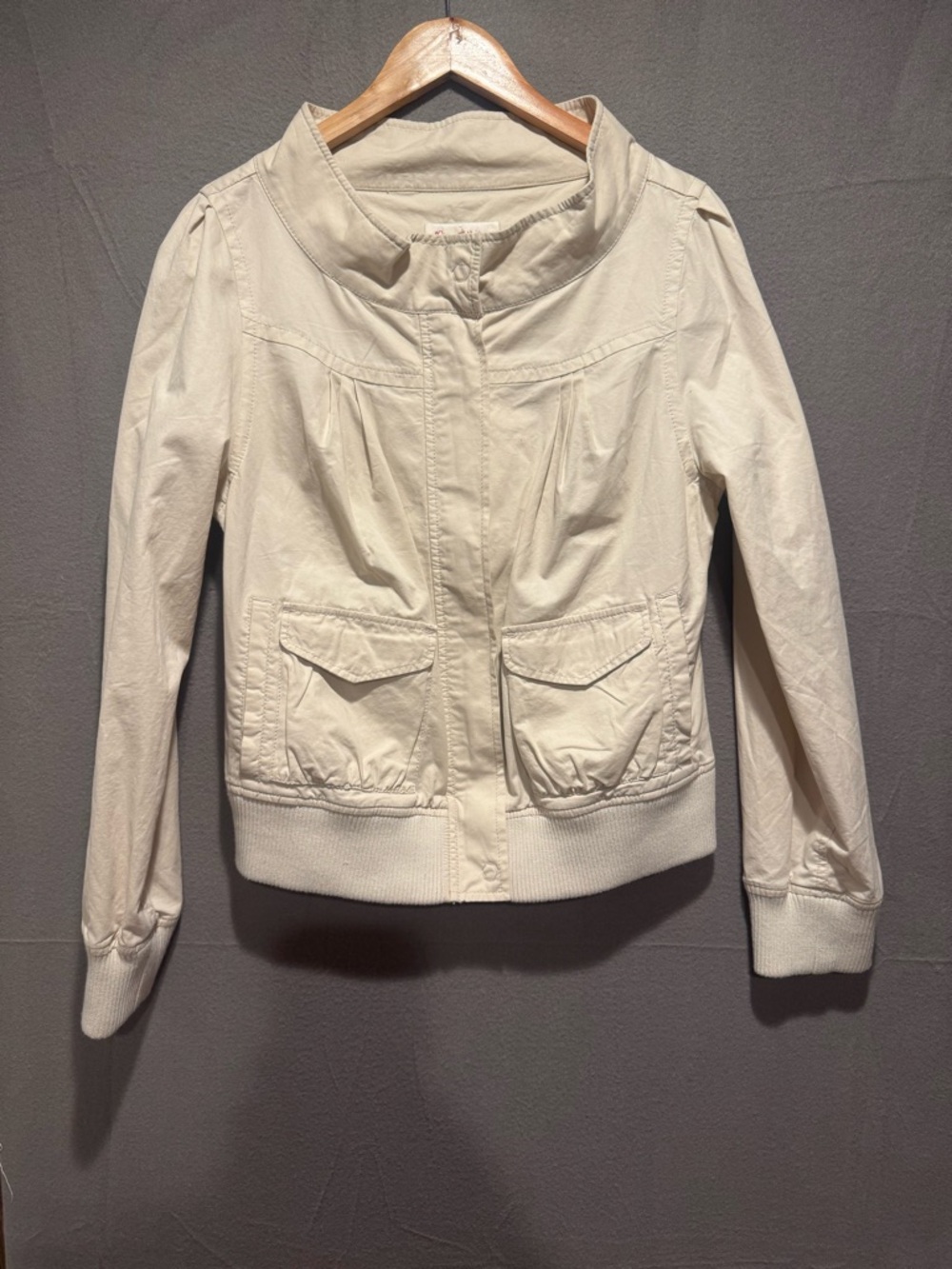 Miss Selfridge Cream Bomber Jacket